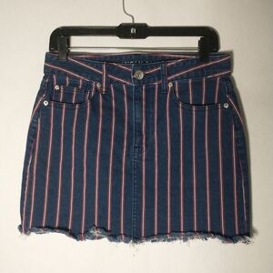 American eagle striped skirt size 6 regular